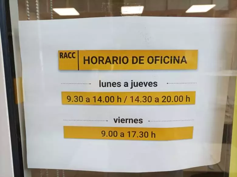 RACC Oficina Autoescola L'Hospitalet de Llobregat Collblanc